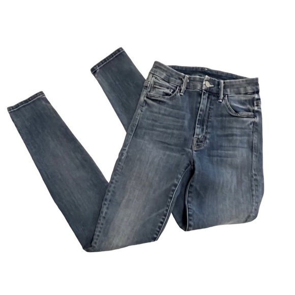 Mother High Rise Stretch Denim Jeans 24 ankle - Picture 2 of 16